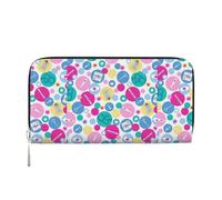 VPPUR Cute Nurse Print Hand Wallet Crafted Lady Wallet for Women Wallet Clutch for Travel Casual Trendy, Black, One Size, Art, Black, One Size, Art