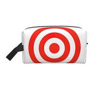VPPUR design target Print Large Capacity Zippered Storage Bag Travel Cosmetic Organizer for Toiletries Makeup, White, One Size
