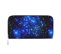 VPPUR Galaxy Stars Print Hand Wallet Crafted Lady Wallet for Women Wallet Clutch for Travel Casual Trendy, Black, One Size, Art, Black, One Size, Art