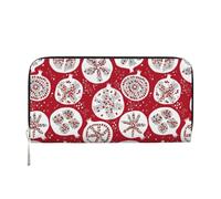 VPPUR Pomegranate Painting Print Hand Wallet Crafted Lady Wallet for Women Wallet Clutch for Travel Casual Trendy, Black, One Size, Art