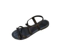 VPQILH 2026 Flat Sandals for Women Open Toe Gladiator Ankle Strap Sliders Braided Plait Casual Gladiator Sandals Summer Breathable Wide Fit Sandal