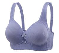VPQILH Everyday Bras for Women UK, Jelly Wireless Full Coverage Bra Seamless Soft Bralettes Ladies Push Up Underwear Comfort Casual Bras Lightweight Fitness Bralette
