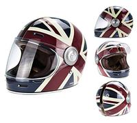 VPR.303 F659 Full Face Motorbike Helmets Motorcycle Helmet - ECE 22.05/06 Approved Full Face Helmet Adult Scooter Classic Touring Crash Helmets for Motorbikes Men and Women