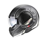 VPR F242 P/J Reverse Flip-Up Motorcycle Helmet - Double Visor Modular Jet Crash Helmet for Racing Sports Touring - Road Legal ECE 22.06 Approved Motorbike Helmets - L