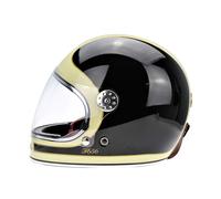 VPR Full Face Vintage Motorcycle Helmet F656 Fibreglass Retro Classic Cafe Racer