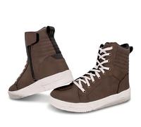 VPR R16 Hi-Top Motorcycle Sneaker Boots for Men | CE Certified EN13634:2020 | Motorbike Boots with Comfort Padding (Brown, 9 UK, UK Footwear Size System, Adult, Men, Numeric, Medium, 9)