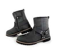 VPR R40 Genuine Leather Motorbike Touring Boots for Men Short Ankle Waterproof Motorcycle Boots & CE Approved Ankle Protection Comfortable Motorcycle Boots for Touring Sports Racing