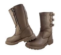 VPR R50 Tanker Brut Motorcycle Boots for Men - Full Grain Leather Boot CE Approved EN13634:2020 Touring Boots with Side Zip (9.5 UK, UK Footwear Size System, Adult, Men, Numeric, Medium, 9.5)