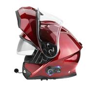 VPR RSV191 Motorcycle Modular Bluetooth Helmet Full Face Integrated Motorbike Helmet With Anti-Fog Double Visor Modular Flip up front Motorcycle Helmet ECE Approved For Adult Men and Women