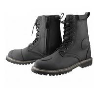 VPR Viper R30 Leather Motorcycle Touring Boots - Motorbike Riding Rugged Boot for Men CE Approved Waterproof (Black, UK Footwear Size System, Adult, Men, Numeric, Medium, 12)