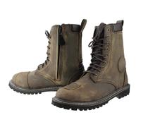 VPR Viper R30 Leather Motorcycle Touring Boots - Motorbike Riding Rugged Boot for Men CE Approved Waterproof - Reinforced Ankle Toe Protection Boot - Brown - 7 UK