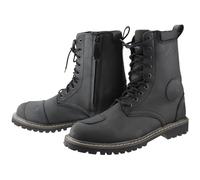 VPR Viper R30 Leather Motorcycle Touring Boots - Motorbike Riding Rugged Boot for Men CE Approved Waterproof (Black, UK Footwear Size System, Adult, Men, Numeric, Medium, 8)