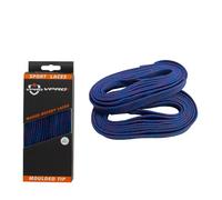 VPRO Waxed Ice Hockey Shoelaces in Assorted Colours, Ice Hockey Skate Shoelaces are the Perfect Gift for Sports Enthusiasts, blue / red, 72“