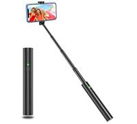 Vproof Selfie Stick Bluetooth, Lightweight Aluminum All in One Extendable Selfie Sticks Compact Design for iPhone Xs/XS max/XR/X/8/8 Plus/7/6s/6/5, Galaxy S10/S9/S8/S7/S6/Note, Huawei, Nubia, More