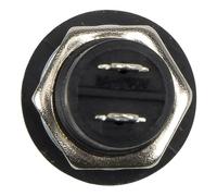 VPTSTFSLK 100pcs / lot PBS-11A 12mm self-Lock ON - Off Round Push Button Switch SPST pushbutton(Nero)