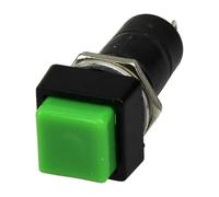 VPTSTFSLK 100pcs / lot PBS-12A 12mm self-Lock ON - Off Square Push Button Switch SPST pushbutton(Vert)