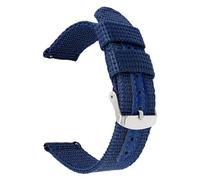 VPTSTFSLK Quick Release Nylon Watch Strap 18-24mm Unisex Canvas Bracelet Smart Watch Replacement Wristband Strap(Blu,22mm)