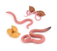 VPUPYILG 1 Set Earthworm Model Funny Useful Practical Growth Cycle Toy Exquisite Plastic Simulated Displaying Prop for Baby Kids Toddlers