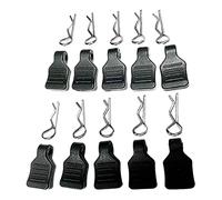 VPUPYILG 10/Set Universal RC Body Clips Pins for 1:24 1:18 RC Crawler Buggy Monster Black 20x5 mm