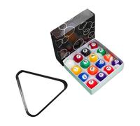 VPUPYILG 16x Mini Billiard Balls Full Set for Leisure Sports Playroom Recreation Game 3.8 cm Ball