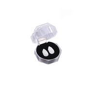 VPUPYILG 1pair Halloween Cosplay Vampire Fangs Teeth Fancy Dress Costume Dentures Props Vampire Zombie Teeth 19 mm