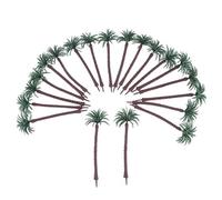 VPUPYILG 20 Pack DIY Table Plastic Palm Mini Landscape Coconut Tree Model 13 cm 20 pcs