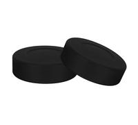 VPUPYILG 2x Ice Hockey Puck Smooth Sturdy Hockey Ball for Adults Athletes Teenagers Black 7x2 cm
