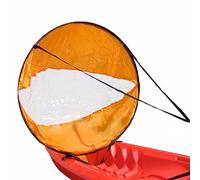 VPUPYILG 42in Portable PVC Downwind Wind Paddle Instant Popup Board Orange 108x108 cm