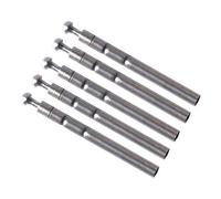 VPUPYILG 5x Stainless Steel Rod Tip Top Swivel Rotating Ring Inner Diameter 0.9 mm