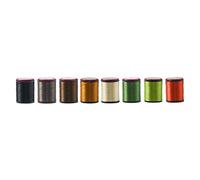 VPUPYILG 8Spools Fly Tying Thread Kit for Lure Bait DIY Making Tool 120 Deniers Dark Color