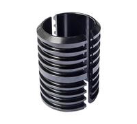 VPUPYILG Alloy Mountain Bike Handlebar Stem Reducer Sleeve 25.4 mm to 31.8 mm Fixing Cycle Adapter Outdoor Activity Biking Shim Spacer Black