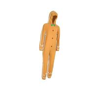 VPUPYILG Christmas Cosplay Funny Gingerbread Costume for Halloween Festival Party S Yellow