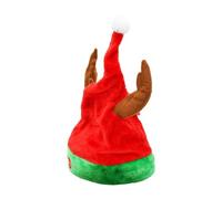 VPUPYILG Christmas Moving Santa Hat Electric Hats Cap for Party Supplies Friends Style C Type AB-40066