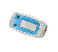 VPUPYILG Digital Diesel Fuel Flow Meter 1'' Electronic Turbine Flow Gauge 10-100L/Min