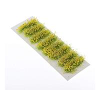 VPUPYILG Miniature Flower Vegetation Groups Military Model Stage DIY Material Yellow