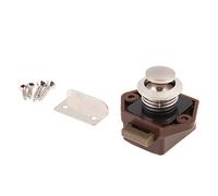 VPUPYILG Push Button Latch Lock Keyless for Boat RV Caravan Cabinet Cupboard Brown