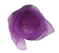 VPUPYILG Square Scarf Gauze Kerchief Performing Silky Prop Colorful Casual Kindergarten Kids Clothes for Stage Performances Dark Purple 60 * 60 cm