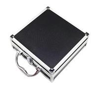 VPUPYILG Waterproof Tool Box Safety Case Shockproof with Foam Sealed Suitcase Outdoor 215 mmx215 mmx65 mm Black 215 x 215 x 65 mm