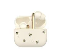VQ Cath Kidston Bees TWS Wireless Earbuds Skylark Rechargeable Ear Buds | HD Mic, ENC Noise Cancelling Earbuds, Bluetooth 5.3, 40H Backup Charging Case, iOS & Android Compatible Earphones, 10m Range