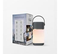 VQ Halo Portable Bluetooth Speaker Wireless with Ultra-Bright Led Camping Light - Outdoor Speakers with Long Battery Life - Loud Wireless Speaker with 360-Degree Stereo Sound - Slate Chic