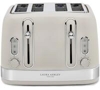 VQ Laura Ashley 4-Slice Toaster - Dove Grey, Silver/Grey