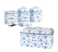 VQ Laura Ashley Bread Bin & Canisters VQ Multicolor