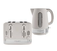 VQ Laura Ashley Kettle & 4 Slice Toaster in Cream VQ Cream