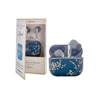 VQ Laura Ashley TWS Wireless Earbuds Skylark Earphones Wireless Bluetooth 5.3 with Enhanced Noise Cancelling (ENC) - Ear buds with 10H Play Time & 45H Charging Case Backup - Pussy Willow Grey