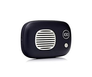 VQ Rechargeable 10,000mAh Power Bank Hand Warmer, Mobile Phone Portable Charger & Pocket Heater, Powerbank Electric HandWarmer Battery Pack for Indoor, Outdoor Sports, Camping - Black