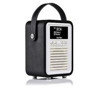 View Quest VQ Portable Retro Mini DAB & DAB+ Digital Radio Alarm Clock - Black