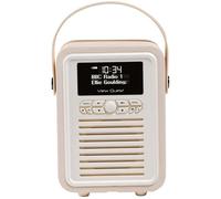 VQ Retro Mini Portable DABﱓ Bluetooth Radio - Cream