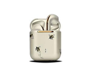 VQ Wren Cath Kidston Designer Prints True Wireless Bluetooth Earbuds - Bluetooth 5.1 - Smartphone Devices - HD Mic, Incredible Sound, Long Battery Life - Wren Earbuds (Bees)
