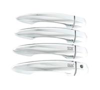 VQLDPX Exterior Side Door Handle Covers Car Door Handle Cover Trim for Nissan for Qashqai for XTrail for Rogue 2020 2021 2022 2023 2024 Exterior Side Decoration Chrome Outer Handles Auto(Color 2)