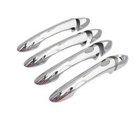 VQLDPX Exterior Side Door Handle Covers Car Exterior Door Handle Cover for Hyundai for Sonata I45 I 45 2011-2015 Glossy Black Bowl Covers Trim Protection Shell Outer Handles Auto(Silver 2)